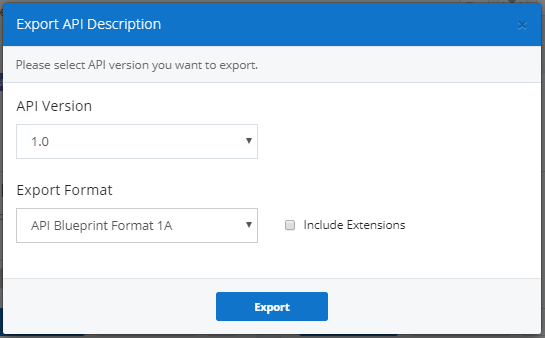 Export API
