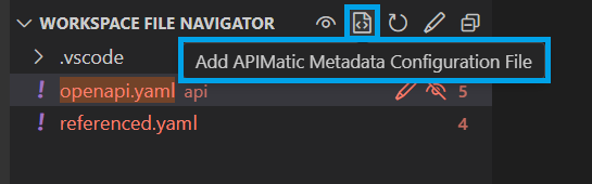 Add Metadata File