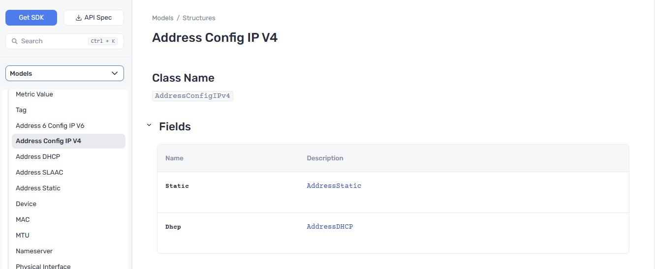 Address Config IP V4