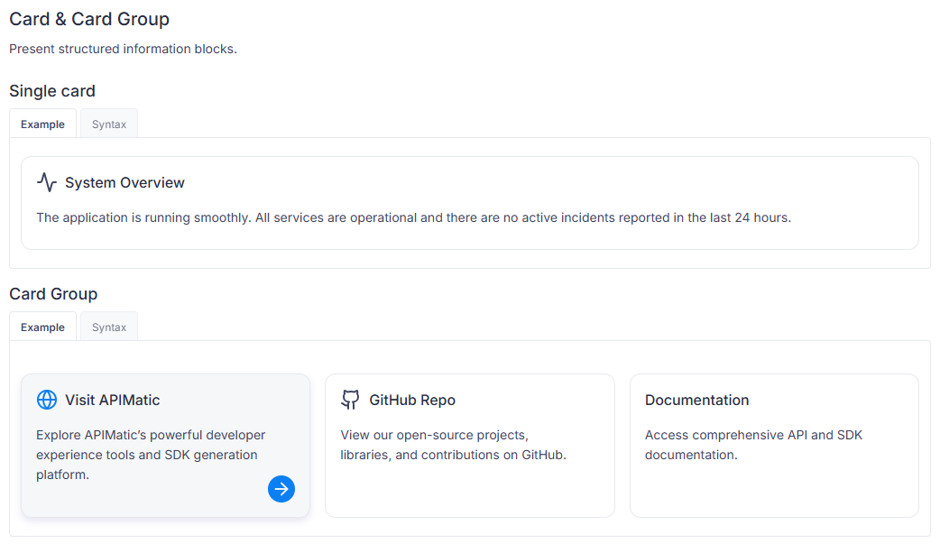 Card &amp; Card Group - After