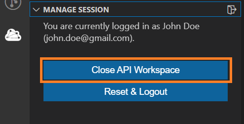 Close API Workspace