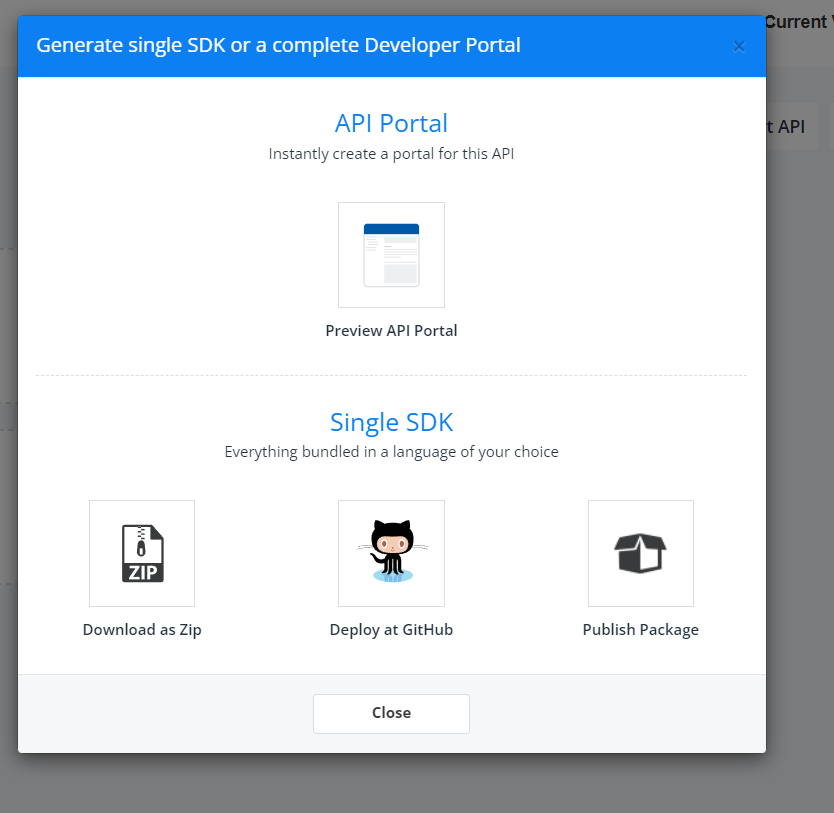 Generate SDK package