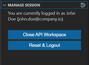 Manage Session View