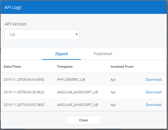 API Logs