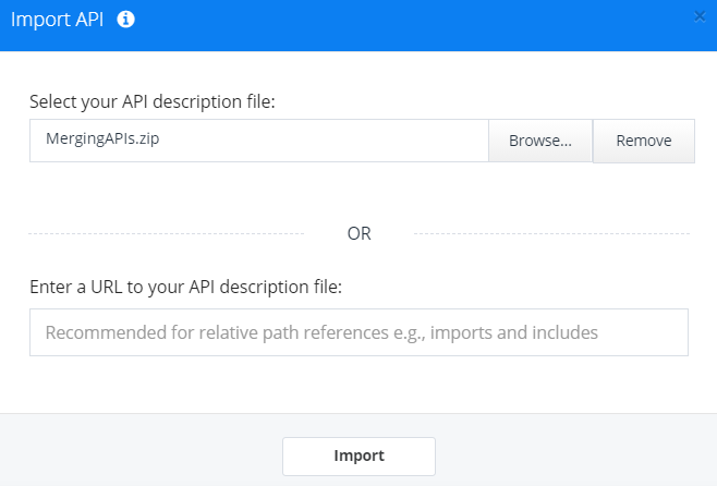 Merge APIs