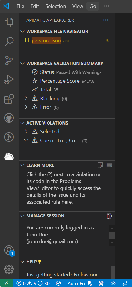 APIMatic API Explorer Views