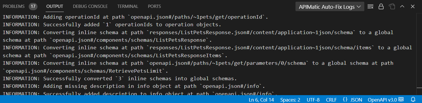 Auto Fix Logs