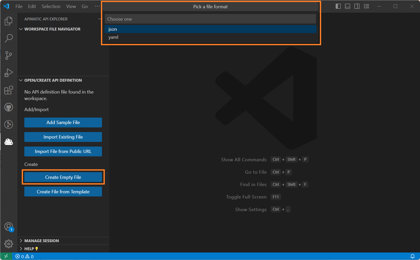 Create Empty File