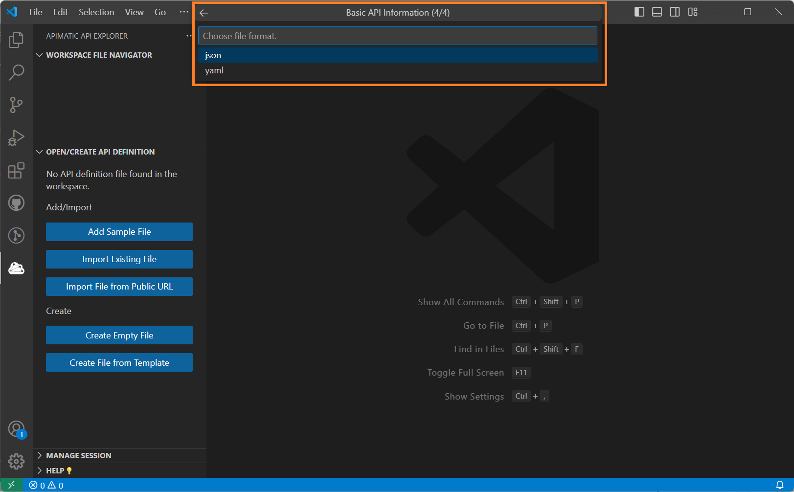 Create File From Template API Format