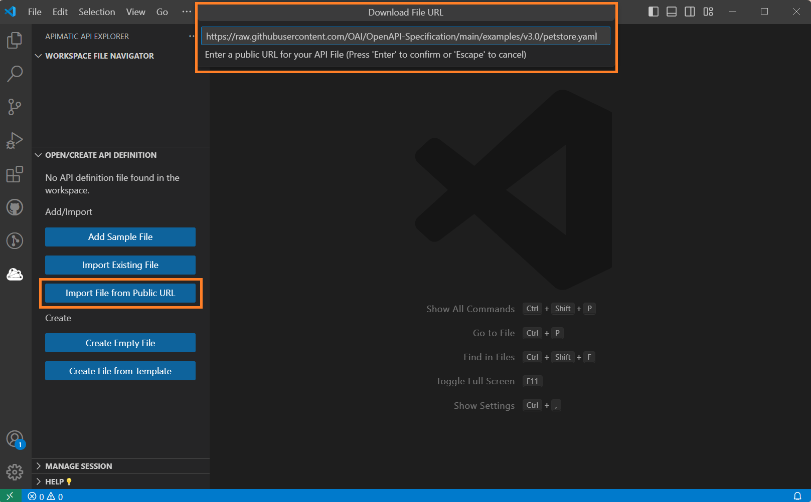 Import Existing File