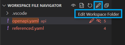 Edit Workspace Folder