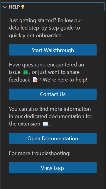 Help view