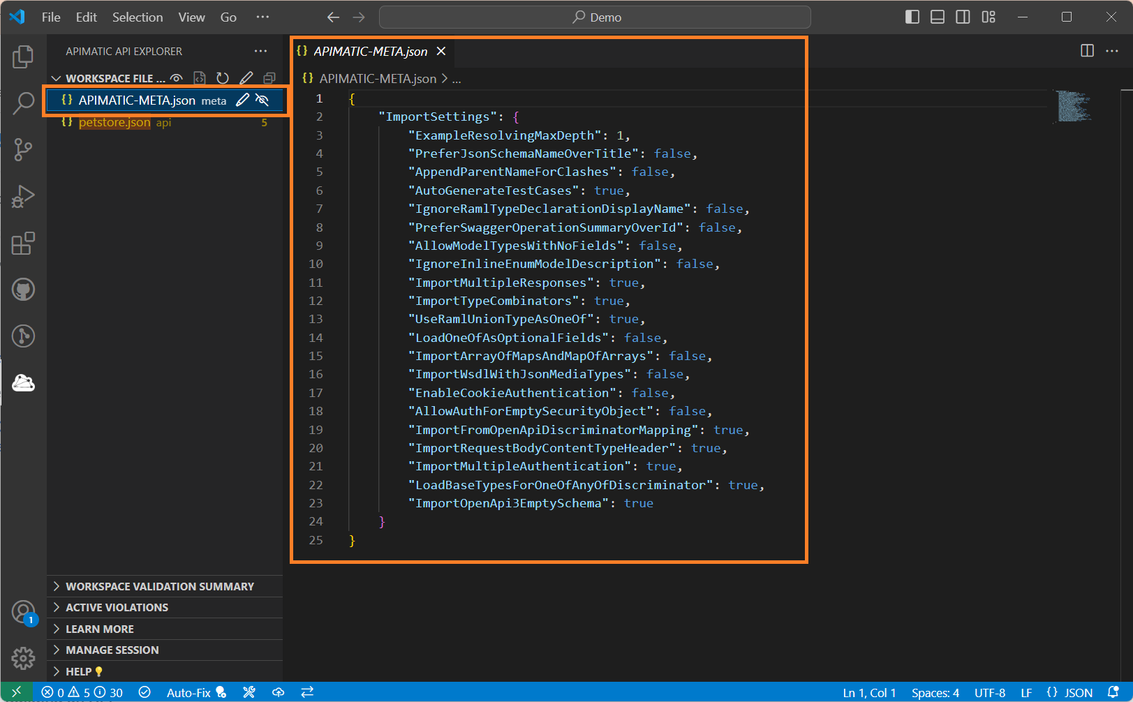 Import Configuration Added