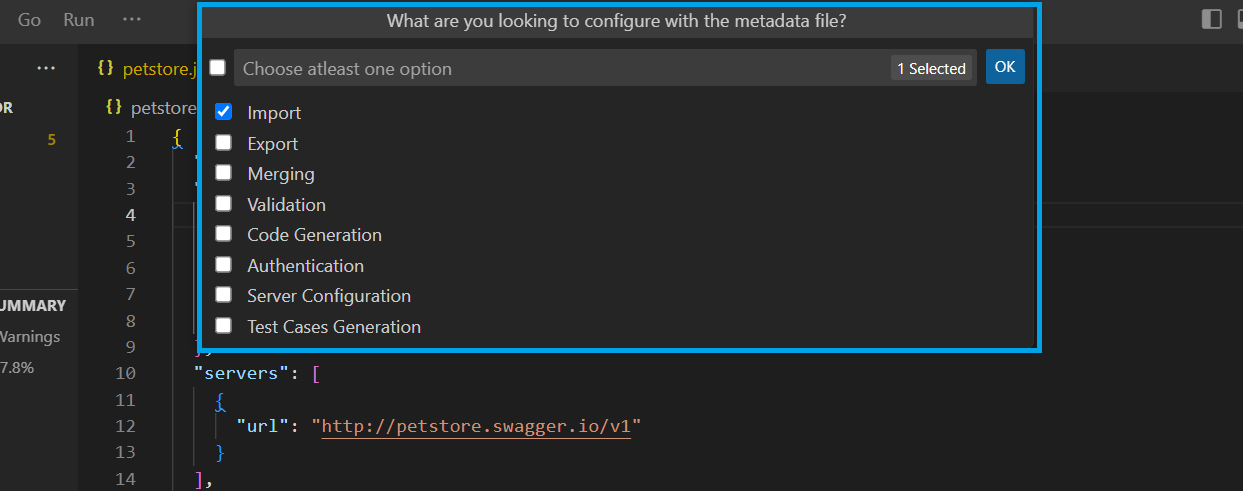 Import Configuration