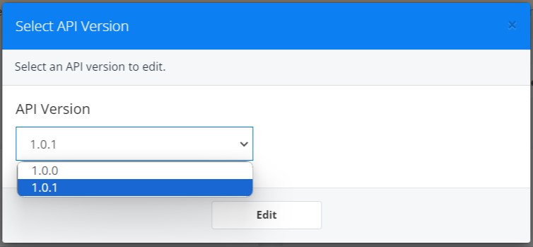 New Version in Dashboard