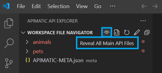 Reveal Main Files